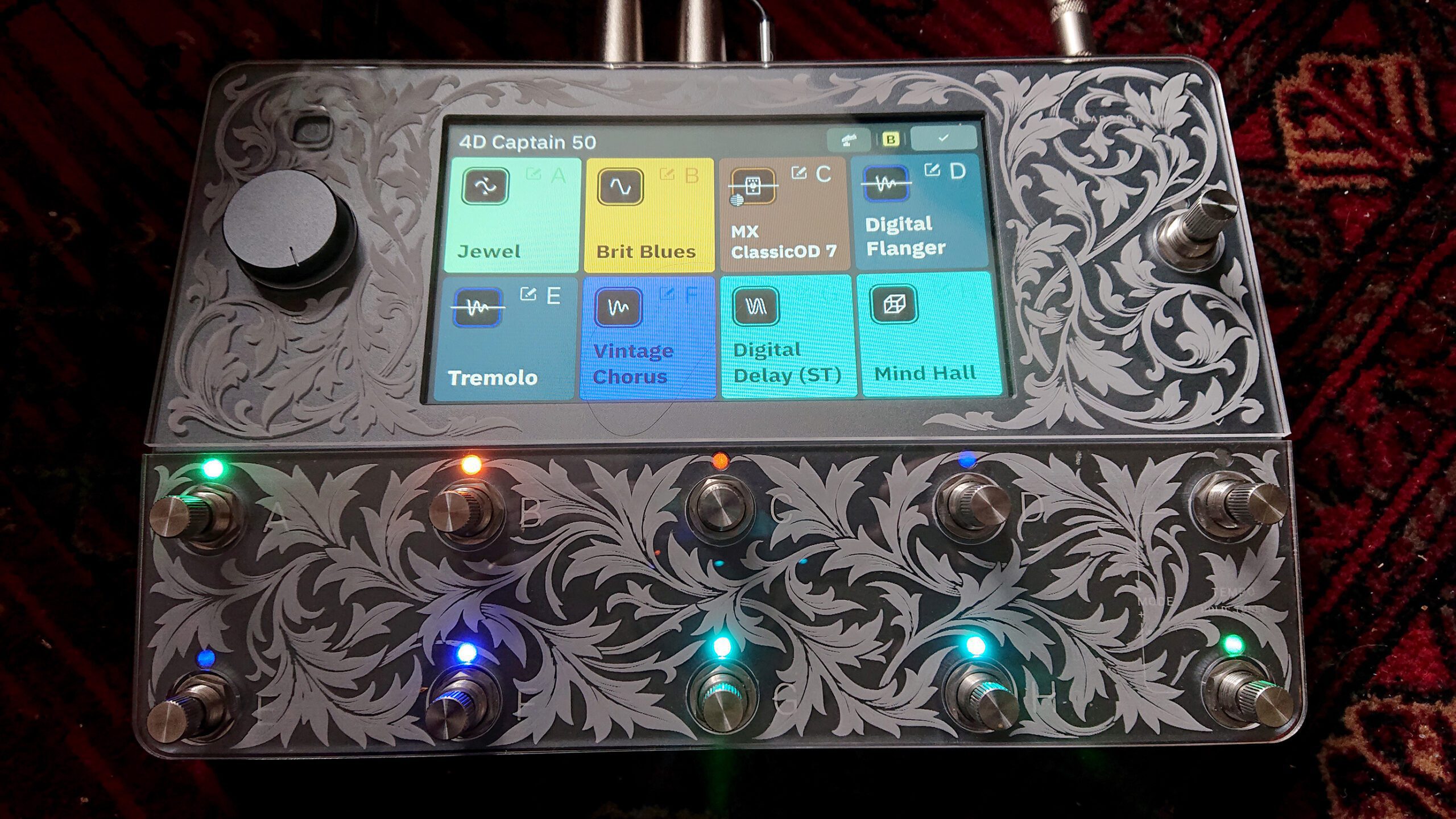 Floral 2-part Quad Cortex Creen Protector